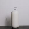 Nordic Matte Frosted Ceramic Vase with Vertical Stripes - Decorative Soft Furnishing for Living Room Entrance