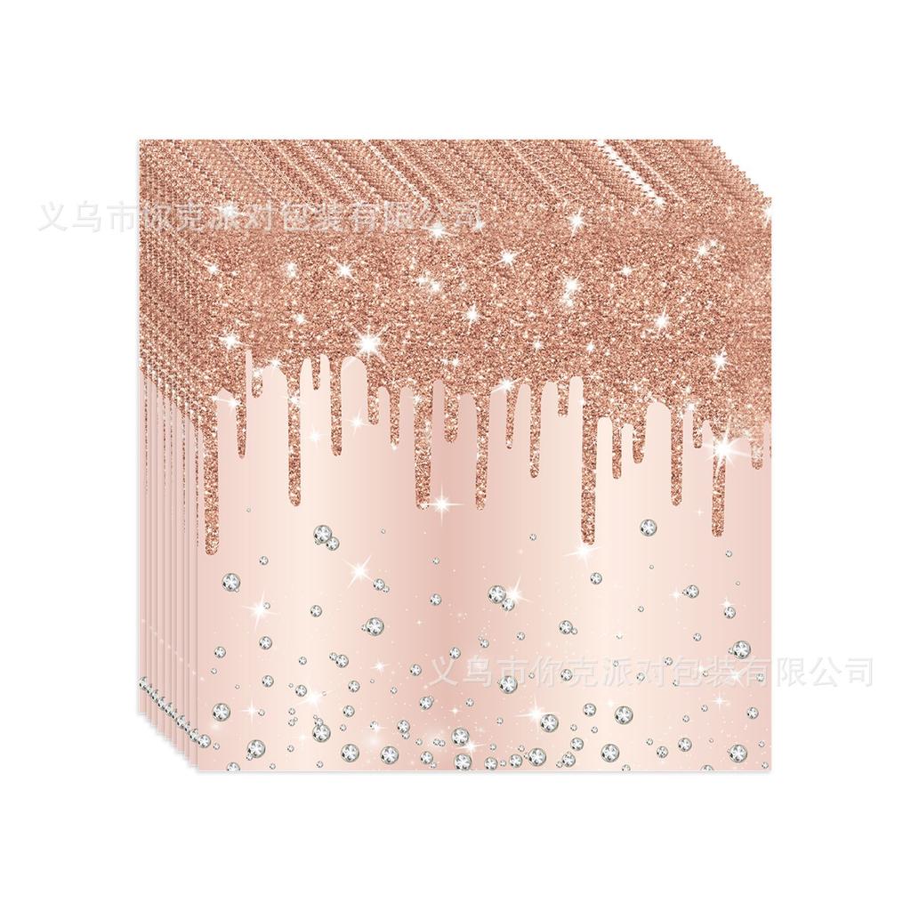 Platinum First Birthday Theme Paper Plates, Disposable Paper Cups, Tissues, Tablecloths, Birthday Party Theme Scene Decoration