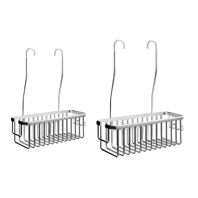 Duschhylla utan borrning Enkel installation Duschhållare Schampoförvaringsställ Rostbeständig Duschhylla Ställ Hem