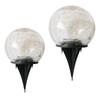 Silicone Sealed Outdoor Solar Crackle Lawn and Patio Light