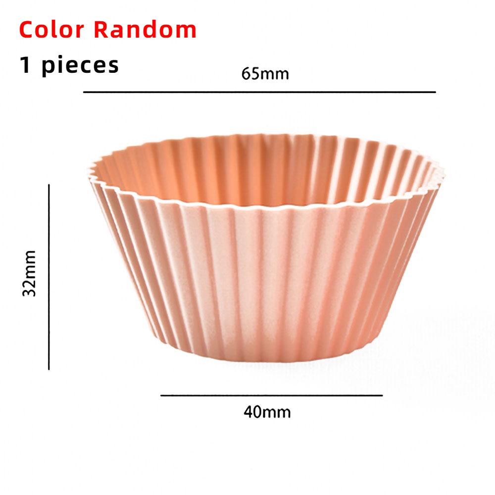 Colorful Mafen Cup Cake Silicone Mold Multi Piece Set Chocolate Biscuit Baking Mold Jelly Pudding Party Snack Making Mould Gifts
