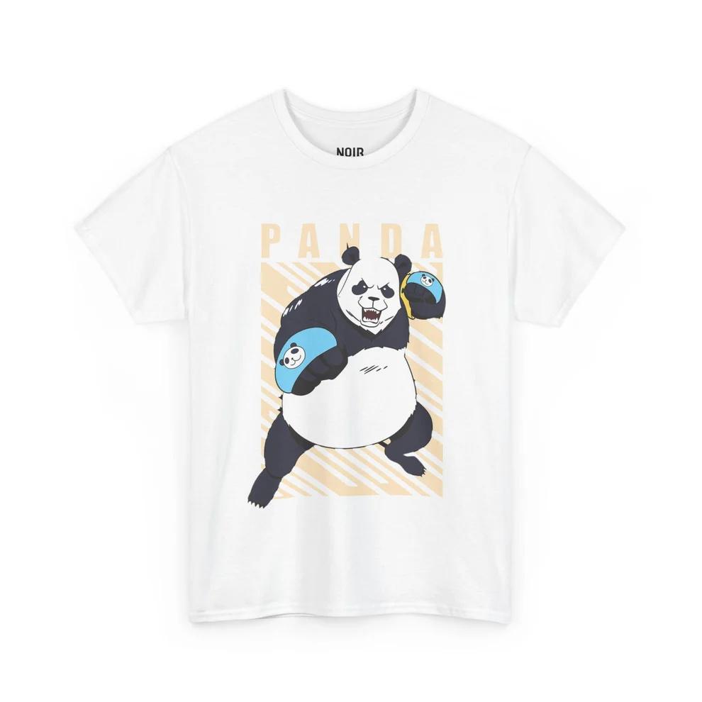 Jujutsu Kaisen Panda Brawler Pure Cotton Tshirt Men and Women Anime Style Fashion Comfortable Casual Short Sleeved Tshirt
