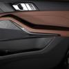 For BMW X5 G05 X7 G07 2019-2026 Real Carbon Fiber Car Interior Door Armrest Ambient Light Decorative Sticker Car Accessories