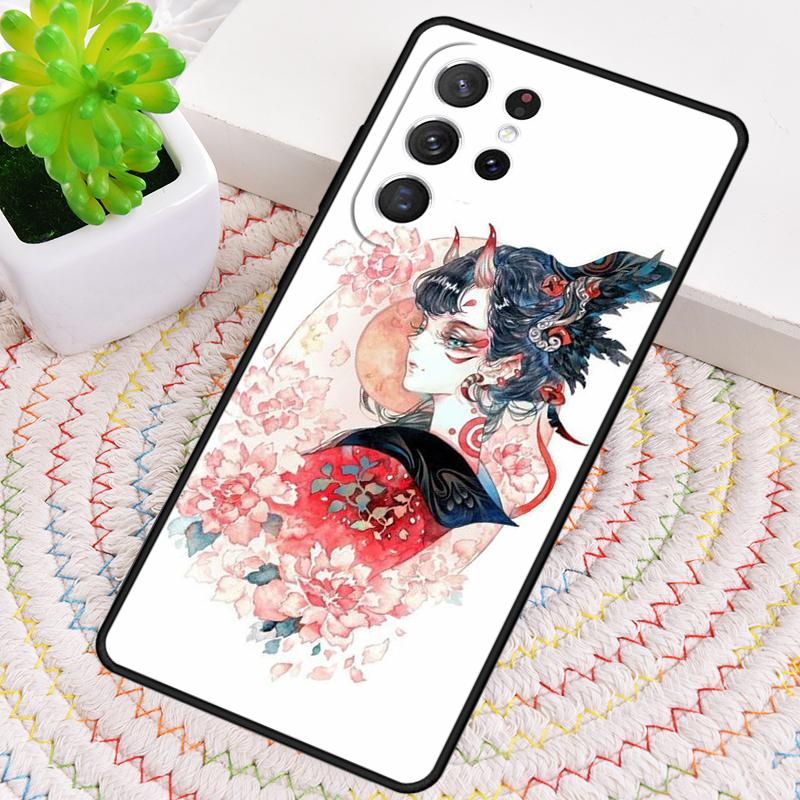 Japanese Style Anime Fox soft Silicone Phone Case For Samsung Galaxy note 10 pro S26 S25 S24 S23 S22 S21 Plus S25Ultra Cover