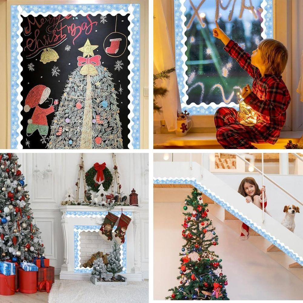 Self-adhesive Christmas Border Roll Cuttable Classroom Border Trim Border Trim  Classroom Decor