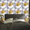 Graffiti wallpaper with elements for living room and bedroom 50x1000