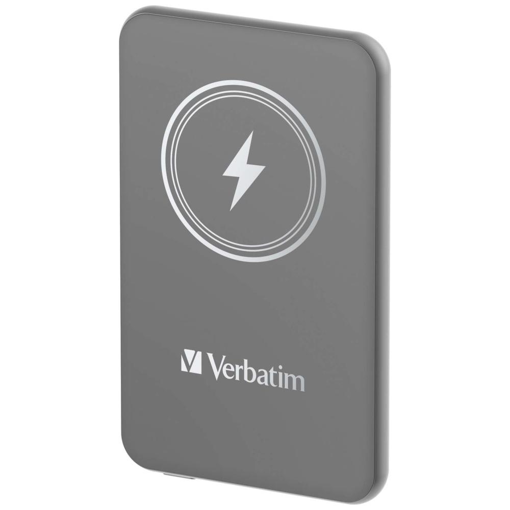 Verbatim Powerbank Indukcyjny `N` Go 15W5000Mah Wireless Magnetic Szary/Grey 32244