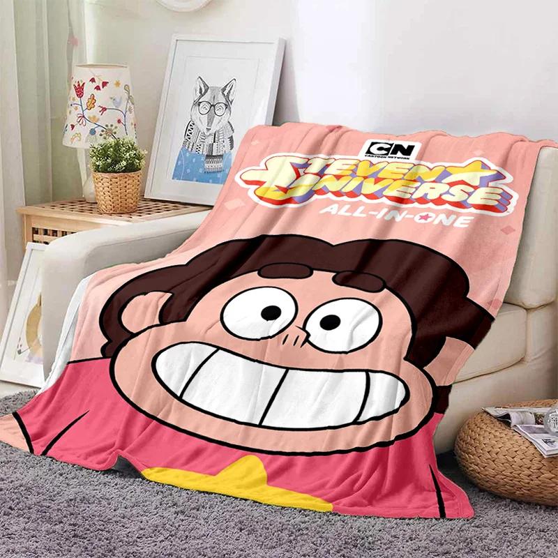 Soft Warm Anime Curly Hair Steven Universe Living Room Sofa Cover Carpet for Beds Decoration and Picnic Blanket for Kids