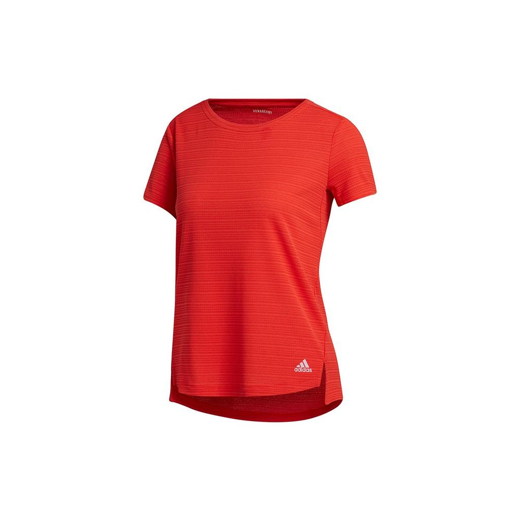Adidas Aeroready Bonus Sports Training Short Sleeve T-Shirt Women Tops Red GP3968