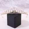 Crystal Zirconia Tiara - Luxury Wedding Crown for Bride Queen Princess