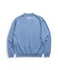 Geonjiulleunseu Cashmere Blend Pocket Collar Knit - Dusty Blue