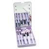 Rotatable Mirror LED Makeup Mirror Brush Set Mini Cosmetic Brushes Pocket Mirror  Dormitory