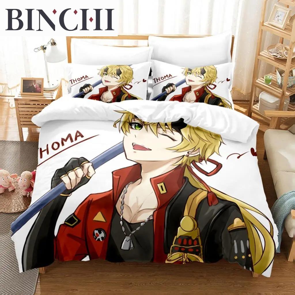 Game Genshin Impact Bedding Set 3D Printed Comforter Duvet Cover Sets Pillowcase Twin Full Queen King Duvet Covers Drop Ship