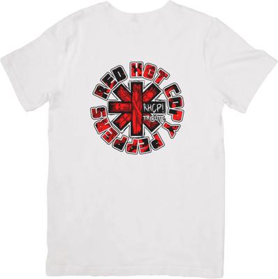 Red hot chilli peppers Musik Passend für Männer & Frauen Qualitäts-Baumwoll-T-Shirt Weiß.