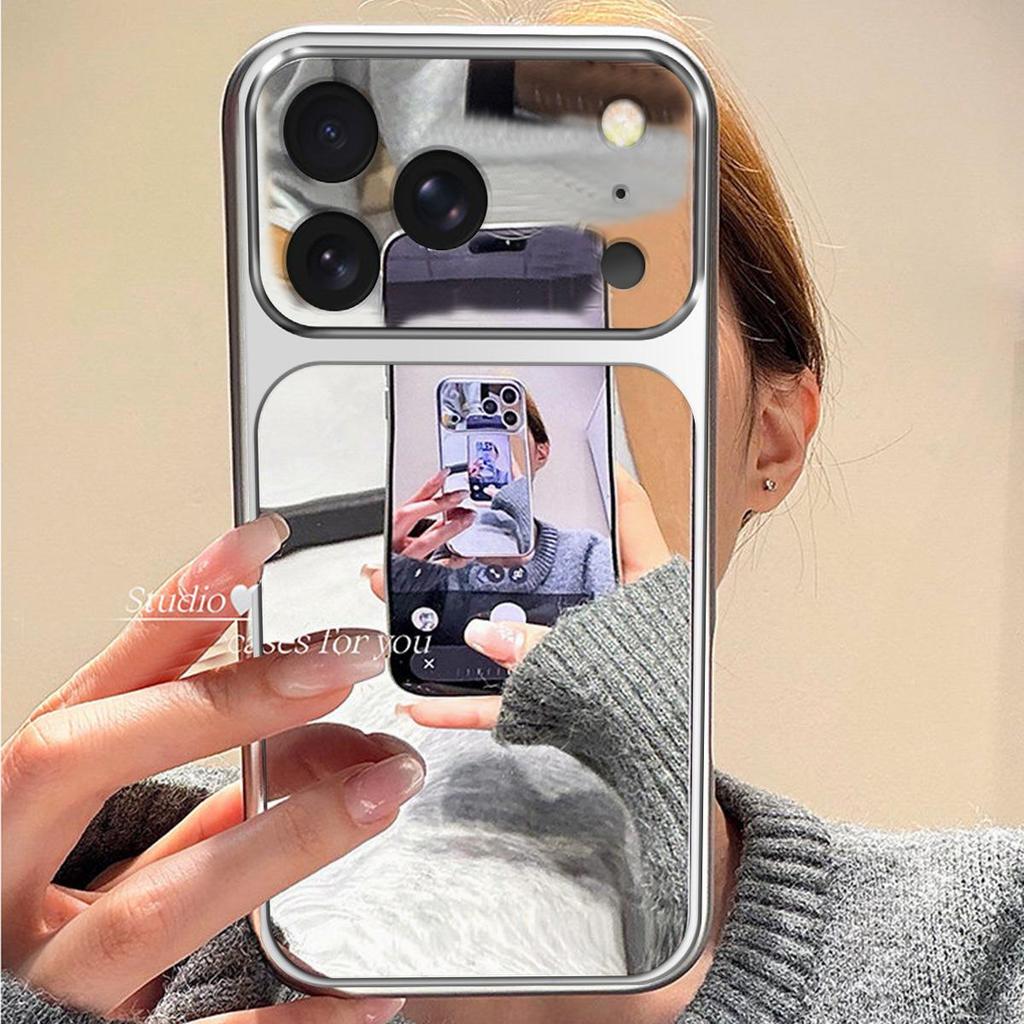 Case for iPhone 17 Pro Trending Big Window Cover Mirror Phone Casing