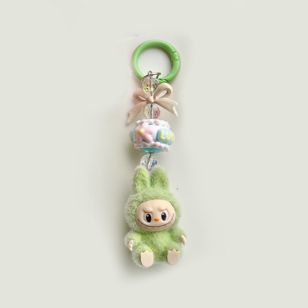 Flocking Mini Baby-free Keychain Vinyl Cute Baby Walking Bag Mobile Phone Pendant Cute Pendant