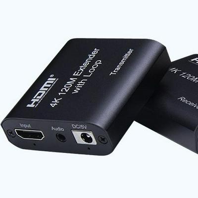 4K HDMI-Extender mit 120 m Loop-Out und Audio