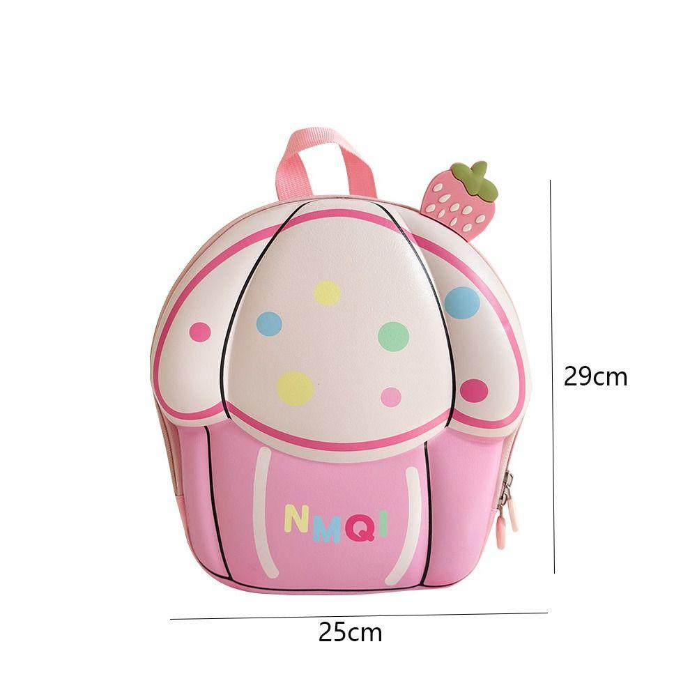 Oxford Cloth Cute Cake Backpack Eggshell Design Double Shoulder Strap Children's Bag Cartoon Baby Schoolbag