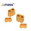 5Pairs Amass XT90 XT90H Battery Connector Bullet Connector Male and Female Plugs Adapter with Sheath Housing for RC Lipo Battery