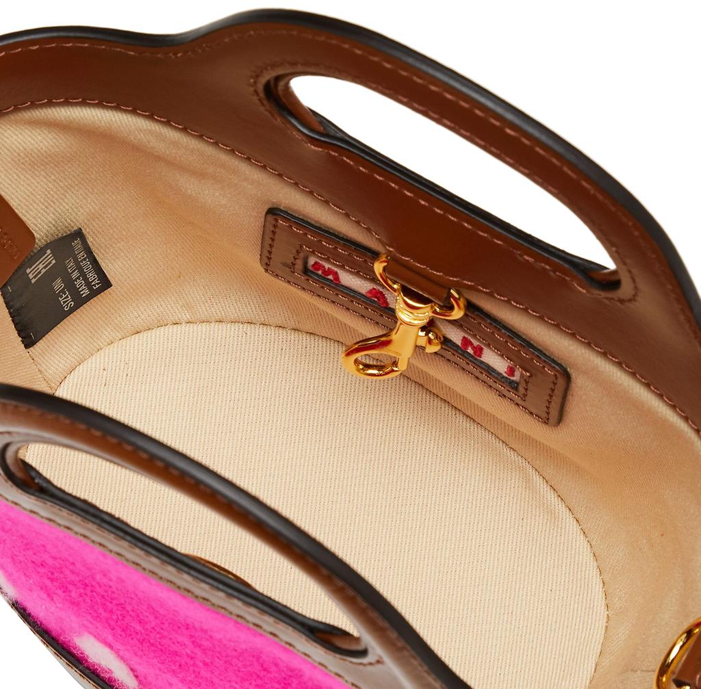 Marni Bucket Bag BMMP0096Q1 P4915 Women's FUCHSIA/MOCA [Used]