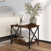 823329 vidaXL Table d'appoint Chêne fumé 55x38x45 cm Bois d'ingénierie