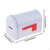 Mailbox LetterBox Christmas Decorative Iron Post Letter Modern Drop Box Mail Postbox for