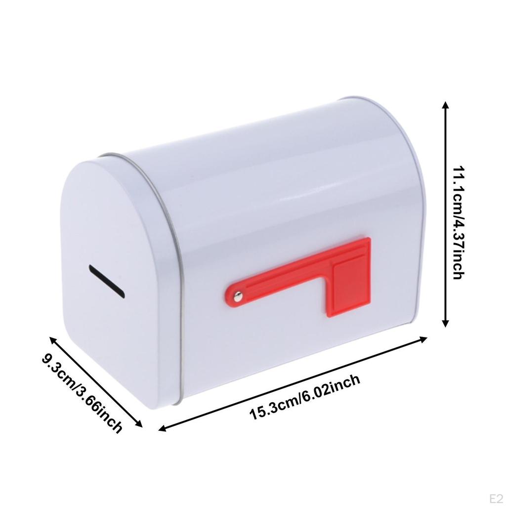 Mailbox LetterBox Christmas Decorative Iron Post Letter Modern Drop Box Mail Postbox for