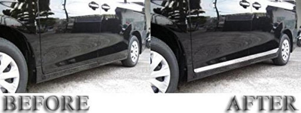 BRIGHTZ Voxy 80 85 Super Mirror Stainless Steel Plated Side Door Moulding 4PC Type B ZRR80G ZRR85G ZRR80 ZRR85 ZRR R80 R85 Voxy [SID-MOL-023] ...