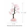 Vederra Certified Rose Quartz Crystal Tree |10-12 inch(300 Beads) with lab Certificate|Natural Stone Tree|Feng Shui & Vastu Home Decor|Gemstone T