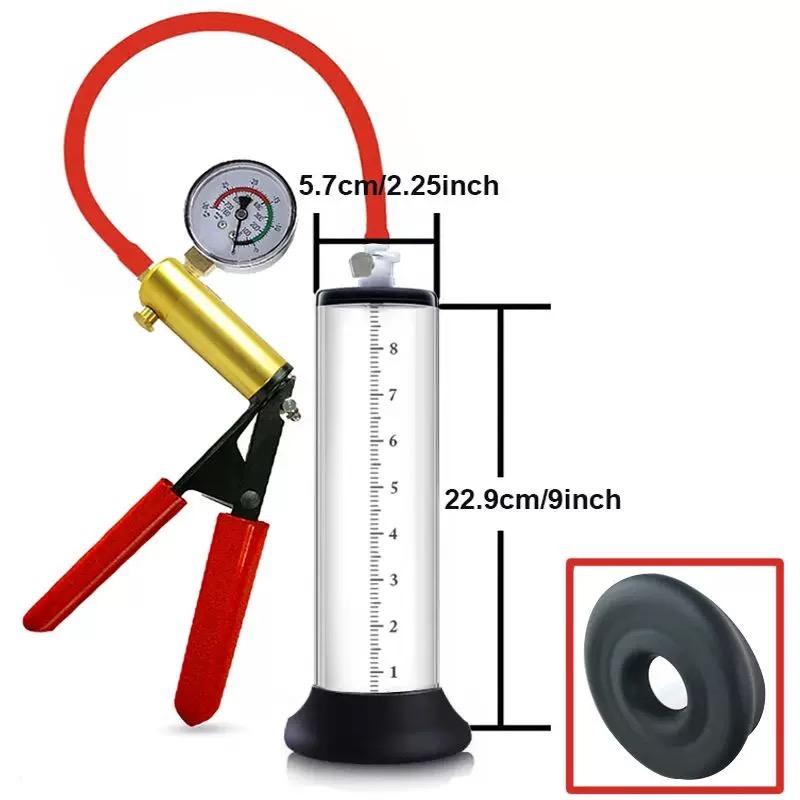 Male Penis Pump Vacuum Pump Penis Enlargement Enhancer Adult Sex Toy for Men Lasting Trainer Erotic Products Vacuum Cylinder