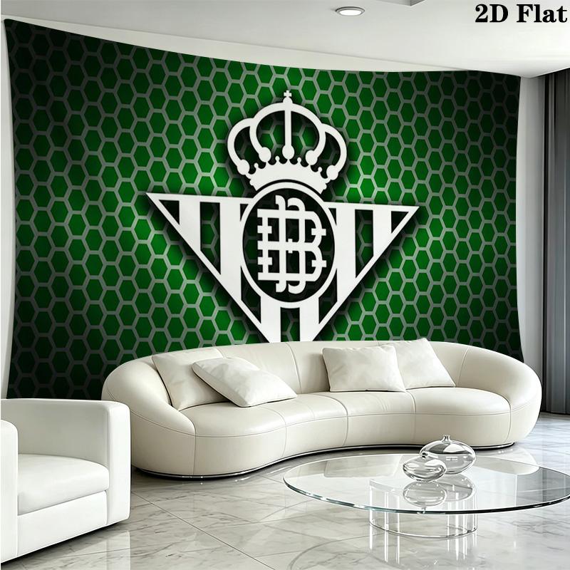 Real Betis stone Wall Tapestry Aesthetic Wall Hanging Printed Fabric Blanket Decorative Tapestries for Bedroom Living Room Home Decor
