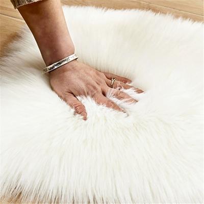 30x40cm Love Heart Shape Plüsch Teppich Anti-Rutsch Teppich Fußmatte Home Nachttisch Dekor