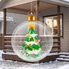 Transparent Giant Inflatable Christmas Ball Thick PVC Big Xmas Hanging Ball  Christmas Tree