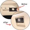 Carbon Fiber Co-pilot Storage Box Trim Sticker For Nissan Pathfinder 2013-18