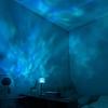 AquaSpa Shower Lamp - Waterproof Bathroom Lamp With 16 Color Ocean  Projector, Rechargeable Shower Light With  & Remote Control, Cordless Light For