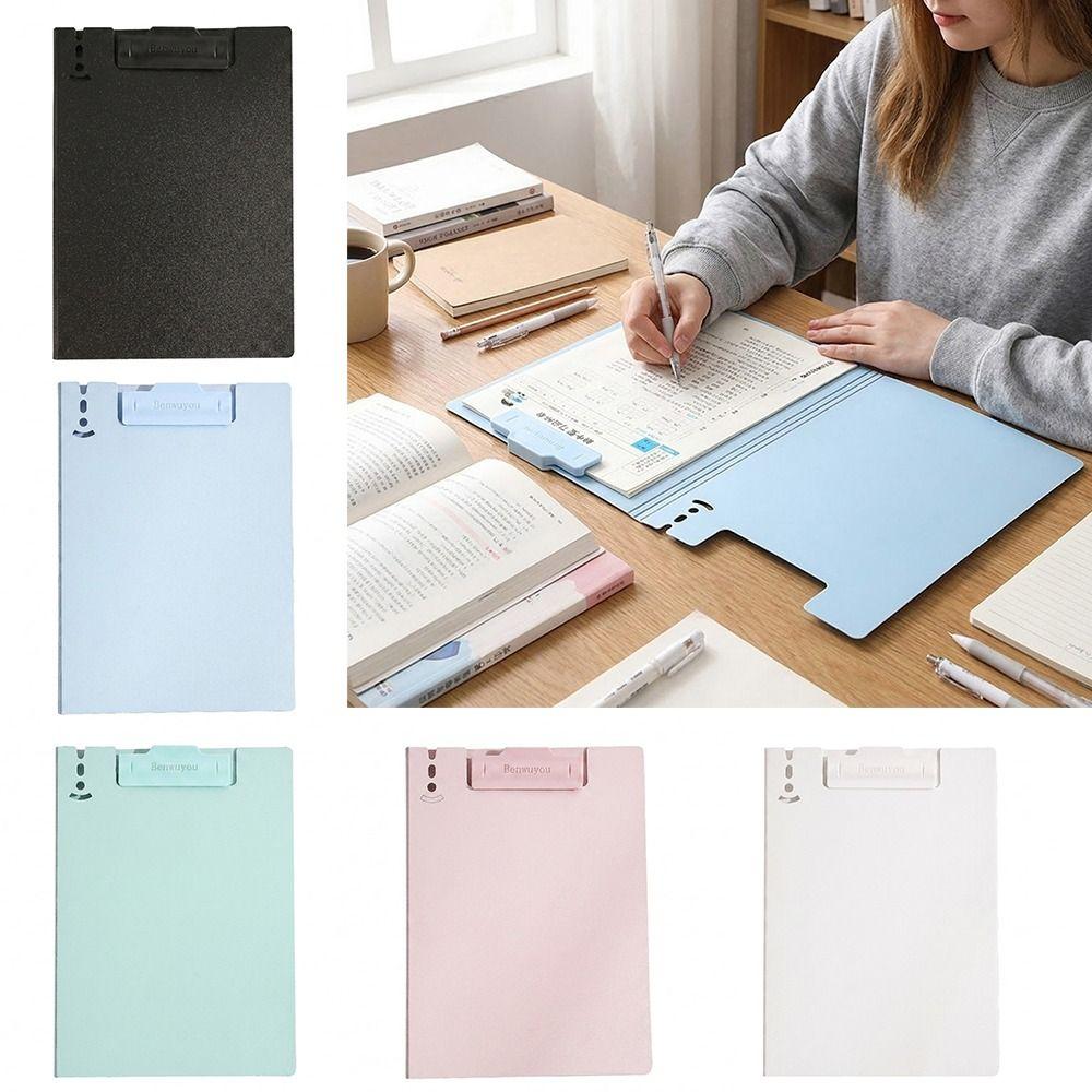 Foldable Clipboard 2-in-1 Writing Pad New File Folder  Students