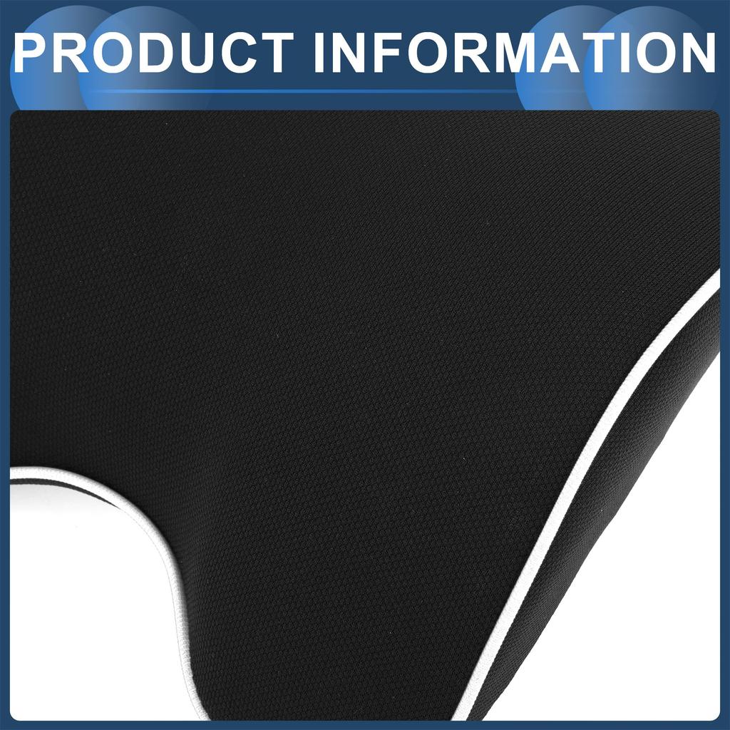INFINAUTO Car Neck Lower Back Pain Relief Seat Cervical Car Car Seat Headrest Pillow for Neck and Back Breathable Memory Black and 1 Convenient for