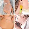 1200 Pcs Silver Gold Necklace Repair Kit DIY Multi-size Ring Open Rings With Plier Tweezer Jewelry Making Parts Crafts Making
