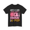 Jen holka, která miluje anime tričko | Grafické anime tričko | Tričko s kulturou manga