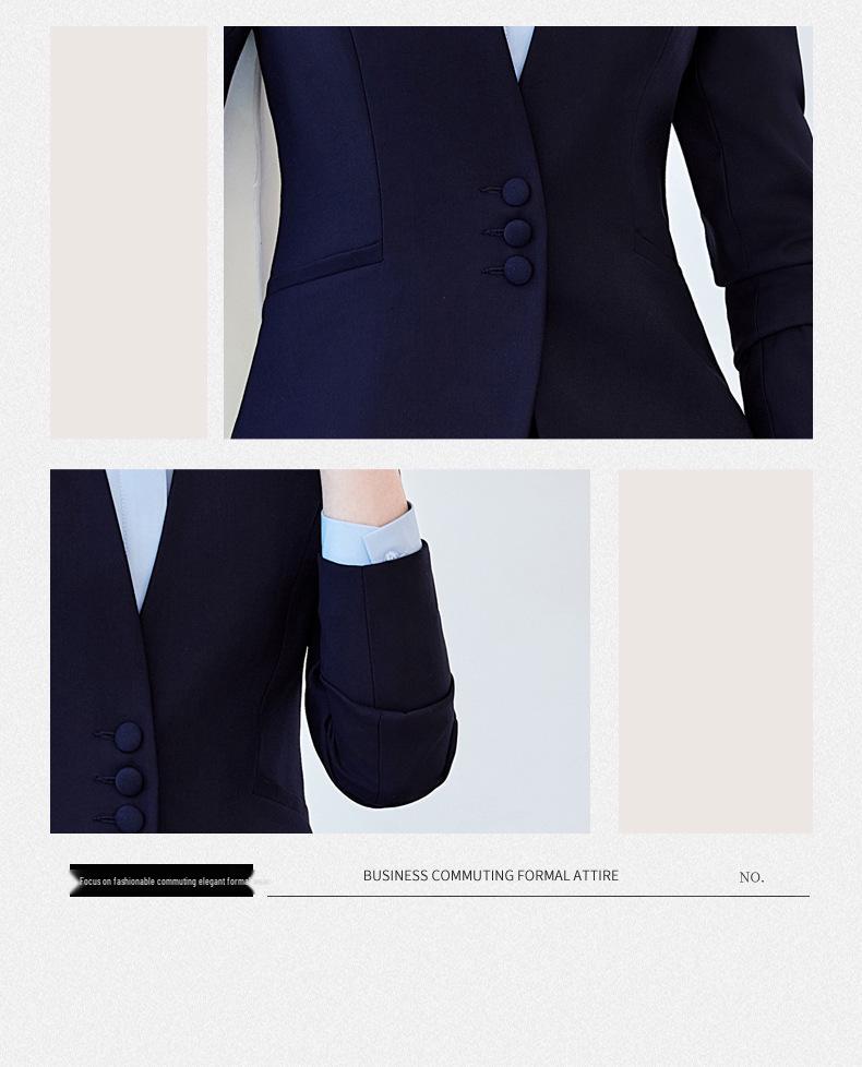 Set costum profesional de înaltă calitate pentru femei, pentru recepție hotelieră și îmbrăcăminte de lucru pentru salon de înfrumusețare