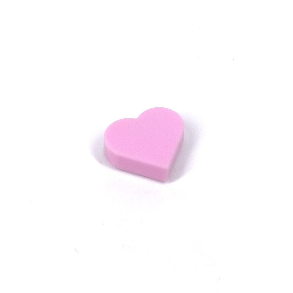 Small Particle Building Block Plane 1 × 1 Heart-shaped Building Block Accessories Love Peach Light Panel Scene