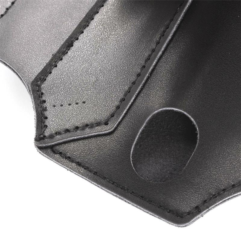 Pu Leather Multitool Edc Pocket Key Holder Belt Flashlight Outdoor Tools Bag