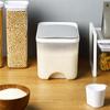 5KG Thicken Household Kitchen Plastic Rice Bucket Insect-Proof Moisture-Proof Grain Food Flour Sealed Storage Box Jar Container