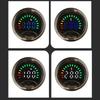 Round Digital Voltmeter Ammeter LED Display Circular Voltages & Charge Meter for Accurate Voltages & Battery Monitoring