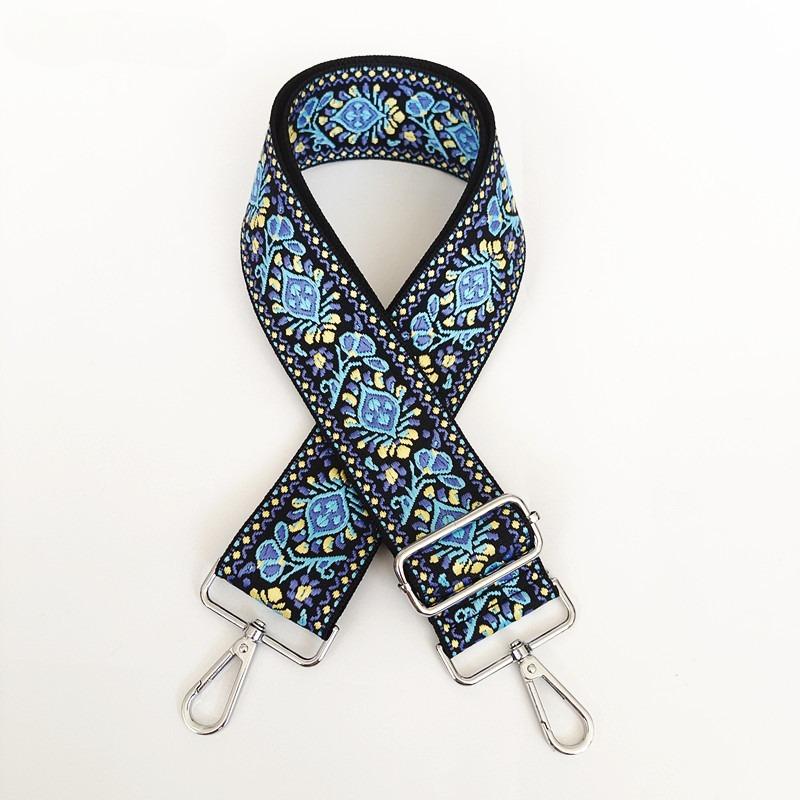 New Versatile Ethnic Style Wide Shoulder Strap Accessories Single Shoulder Diagonal Strap Adjustable Women's Bag Strap Fashion