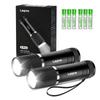 Lepro LED Operation 150 Lumens Brightness AAA Battery Operated Waterproof Aluminum Alloy High Convenient for and Disaster Uses 3 AAA Batteries