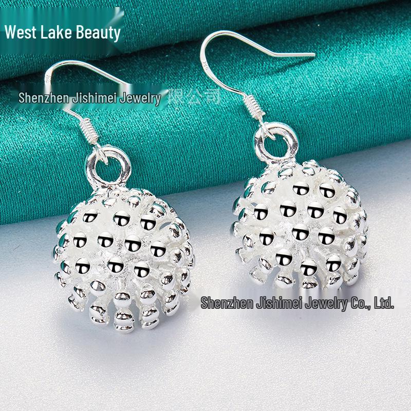 Hemisphere Silver Women's Firework Earrings - West Lake Beauty Jewelry