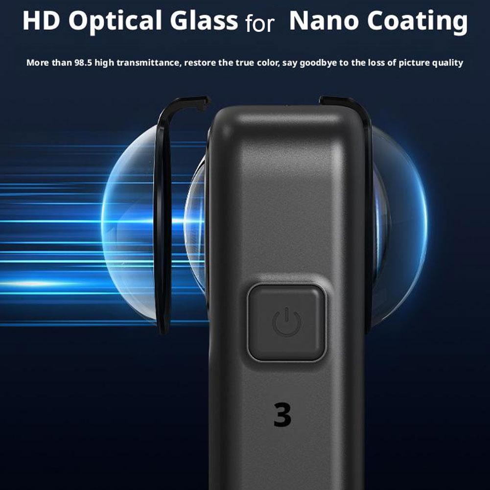 Lens Guard For DJI Osmo 360 Panoramic Camera Glass Protective Mirror Protective Cover Anti Fog Mirror Lens Dust Cover Accessory