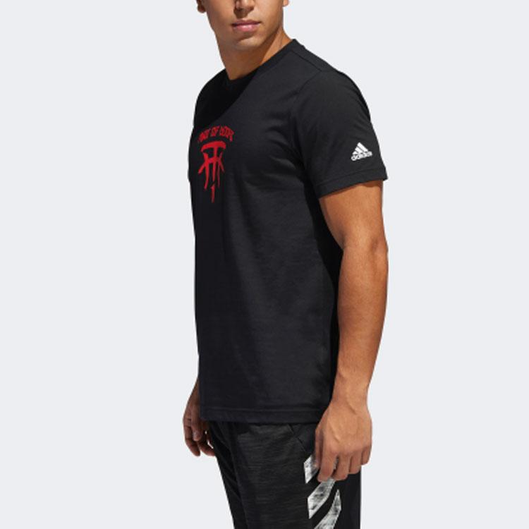 Adidas Tmac Chapter 3 Graphic Crew Neck T-Shirt Men Tops Black EI0364