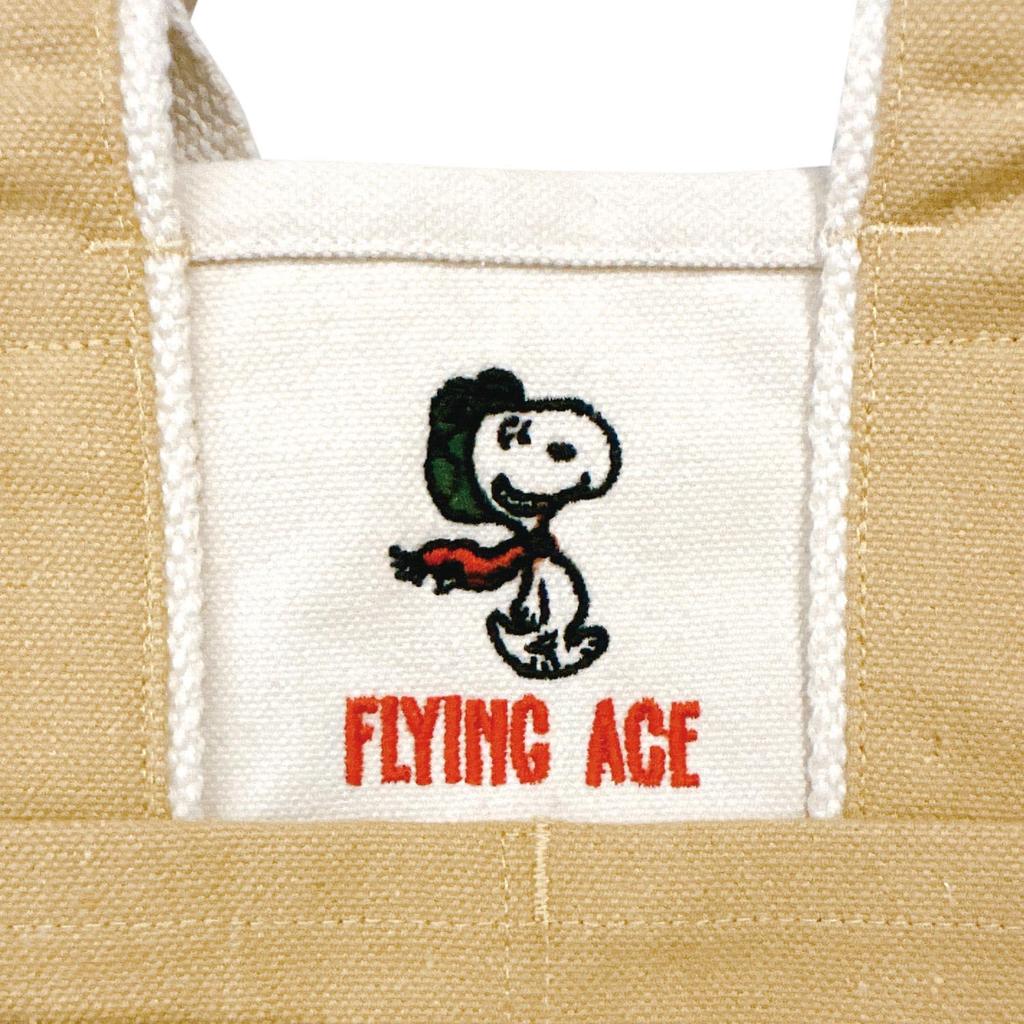[Rootote] Snoopy Mini Tote Bag IP Baby Lou Peanuts 0D 8423 (02 Flying Ace)